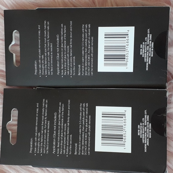 BOGO!! Brand NEW LADYBIRD XL False Nails- 2 CT - Picture 2 of 2